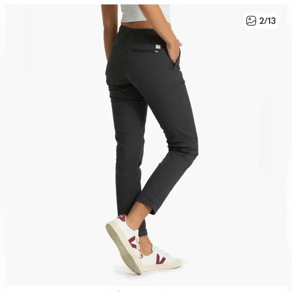 Vuori Charcoal Ripstop Pants Size Large - Picture 2 of 8